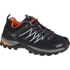 Buty trekkingowe damskie CMP Rigel Low niebieskie. Czarne buty trekkingowe CMP, z materiału, bez zapięcia. W wyprzedaży za 359,99 zł.