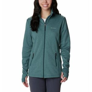 Bluza Turystyczna Rozpinana Damska Columbia Park View Grid Fleece Full Zip. Brązowe bluzy Columbia, s, bez wzorów, bez kaptura. Za 270,99 zł.