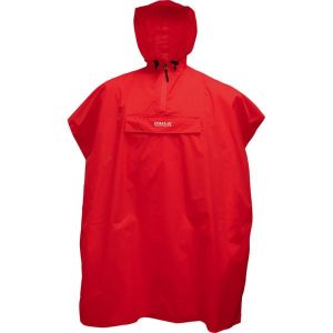 Wodoodporne poncho z otwartym bokiem Pro-X Elements Dablo. Czerwone kurtki PRO-X ELEMENTS, bez wzorów, bez kaptura. Za 287,50 zł.