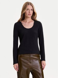 Vero Moda Bluzka Cille 10334657 Czarny Slim Fit. Czarne bluzki Vero Moda, xl, bez wzorów, z syntetyku, bez kołnierzyka, bez ramiączek. Za 79,99 zł.