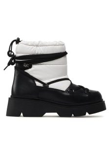 Lasocki Śniegowce ARC-DIUNA-06 Biały. Białe buty zimowe Lasocki, z materiału, bez obcasa, bez zapięcia. Za 279,99 zł.