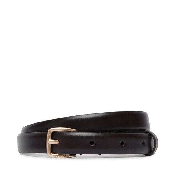 Pasek Calvin Klein. Brązowe paski Calvin Klein, bez wzorów. Za 169,99 zł.
