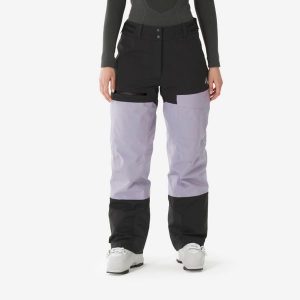 Spodnie narciarskie i snowboardowe damskie Quechua 500 AM. Czarne spodnie sportowe WED'ZE, na zimę, m, bez wzorów, z materiału, narciarskie. Za 399,99 zł.