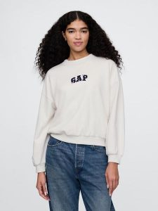 GAP Bluza w kolorze kremowym rozmiar: XL. Brązowe bluzy GAP, xl, bez wzorów, bez kaptura. Za 100,99 zł.
