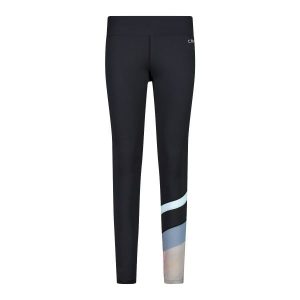 Damskie legginsy CMP 4-way. Niebieskie legginsy CMP, bez wzorów, z materiału. Za 258,45 zł.