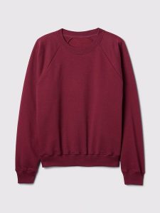 GAP Bluza w kolorze bordowym rozmiar: XXL. Czerwone bluzy GAP, xxl, bez wzorów, bez kaptura. Za 96,60 zł.