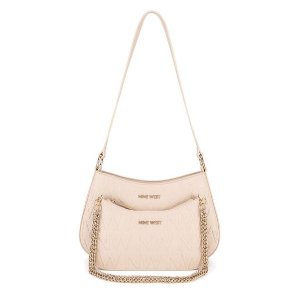 Torebka Nine West. Brązowe torebki klasyczne Nine West, bez wzorów, bez dodatków. Za 249,99 zł.