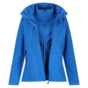 Damska Kurtka 3 W 1 Kingsley. Niebieskie kurtki Regatta, xl, bez wzorów, bez kaptura. Za 441,99 zł.