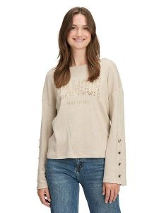 CARTOON Bluza w kolorze beżowym rozmiar: 36. Brązowe bluzy Cartoon, bez wzorów, bez kaptura. Za 129,95 zł.