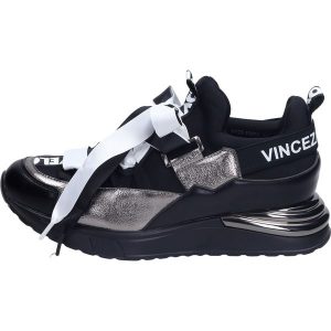 Srebrne sneakersy półbuty damskie Vinceza 10658. Szare buty sportowe VINCEZA, bez wzorów, ze skóry, bez zapięcia. Za 129,00 zł.