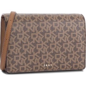 Torebka DKNY - Bryant-Sm Flap Cbody R83EJ623 Mocha logo-Vic 9MV. Listonoszki marki DKNY. W wyprzedaży za 349,00 zł.