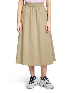 CARTOON Spódnica w kolorze beżowym rozmiar: 40. Brązowe spódnice Cartoon, bez wzorów, midi. Za 104,99 zł.