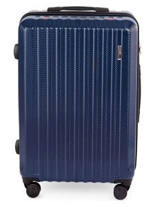 Compactor Walizka "Terra" w kolorze granatowym - 48,5 x 68 x 26 cm rozmiar: onesize. Niebieskie walizki Compactor, bez wzorów, z materiału. Za 391,99 zł.