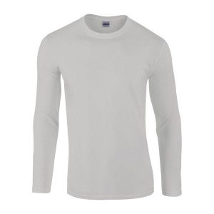 Koszulka Z Długim Rękawem Unisex Softstyle Dla Dorosłych. Szare bluzki GILDAN, xl, bez wzorów, sportowe, bez kołnierzyka, bez ramiączek. Za 46,99 zł.