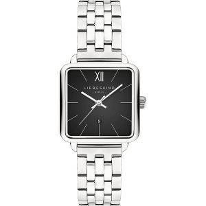 Liebeskind Zegarek kwarcowy w kolorze srebrno-czarnym rozmiar: onesize. Szare, analogowe zegarki Liebeskind. Za 297,97 zł.