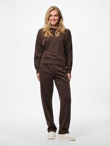 Pieces Bluza "Chilli" w kolorze brązowym rozmiar: M. Brązowe bluzy Pieces, m, bez wzorów, bez kaptura. Za 70,24 zł.