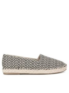 Jenny Fairy Espadryle WYL2610-3 Szary. Szare espadryle Jenny Fairy, bez wzorów, z materiału, bez obcasa. Za 62,99 zł.