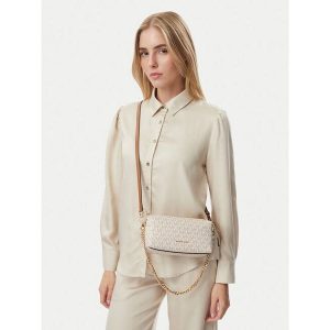 Torebka MICHAEL Michael Kors. Białe kuferki MICHAEL Michael Kors, bez wzorów, bez dodatków. Za 859,99 zł.