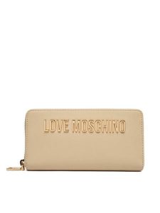 LOVE MOSCHINO Portfel JC5611PP1PKD0129 Beżowy. Brązowe portfele LOVE MOSCHINO, bez wzorów, ze skóry. Za 439,99 zł.