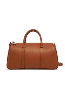Longchamp Torebka 10271HFK Brązowy. Brązowe kuferki Longchamp, bez wzorów, ze skóry, bez dodatków. Za 2 809,00 zł.