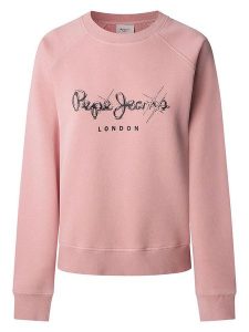Pepe Jeans Bluza "Lupita" w kolorze jasnoróżowym rozmiar: L. Różowe bluzy Pepe Jeans, l, bez wzorów, z jeansu, bez kaptura. Za 197,63 zł.