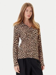 Morgan Koszula 252-TJOSY Brązowy Slim Fit. Brązowe koszule Morgan, m, bez wzorów, z syntetyku, bez kołnierzyka, bez ramiączek. Za 179,99 zł.