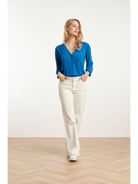 Smashed Lemon Dżinsy - Straight fit - w kolorze białym rozmiar: XL. Białe jeansy Smashed Lemon, bez wzorów. Za 159,59 zł.