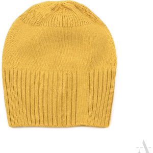 Czapka damska Simple & cozy musztardowa. Czapki marki Art of Polo. Za 42,47 zł.
