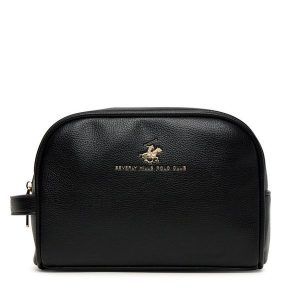 Kosmetyczka Beverly Hills Polo Club. Czarne kosmetyczki Beverly Hills Polo Club, bez wzorów. Za 79,99 zł.