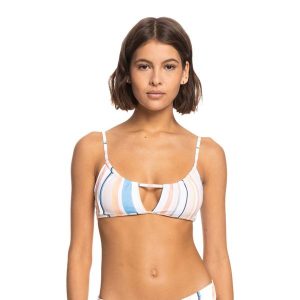 Góra od stroju kąpielowego ROXY PT Beach Classics Bralette. Bikini Roxy, bez wzorów. Za 79,99 zł.