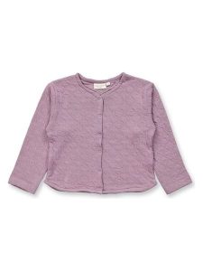 Sense Organics Kardigan "Baoo" w kolorze fiołkowym rozmiar: 122. Różowe kardigany Sense Organics, z bawełny. Za 83,42 zł.