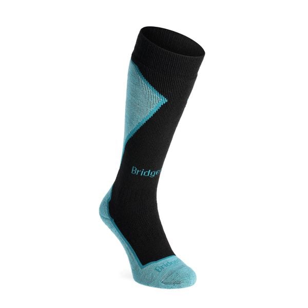 Skarpety narciarskie damskie Bridgedale Ski MW Plus. Czarne skarpetki Bridgedale, bez wzorów. Za 139,99 zł.