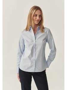 TATUUM Koszula "Erwina" w kolorze błękitnym rozmiar: 42. Niebieskie koszule Tatuum, bez wzorów, bez kołnierzyka, bez ramiączek. Za 176,91 zł.