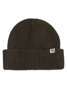 MOSS COPENHAGEN Czapka "Galine" w kolorze khaki rozmiar: onesize. Brązowe czapki Moss Copenhagen, bez wzorów, z materiału. Za 69,99 zł.