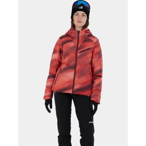 Kurtka Narciarska Damska Fundango Elyra. Czerwone kurtki sportowe FUNDANGO, na zimę, s, bez wzorów, bez kaptura, narciarskie. W wyprzedaży za 499,00 zł.
