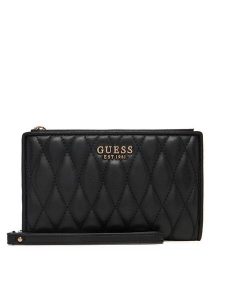 Guess Portfel Valla Slg SWQG81 22157 Czarny. Czarne portfele Guess, z aplikacjami, ze skóry. Za 249,99 zł.