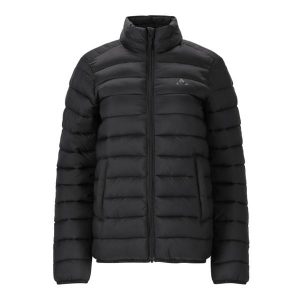 Damska kurtka puchowa Whistler Arubi. Czarne kurtki WHISTLER, bez wzorów, z puchu, bez kaptura. Za 265,50 zł.