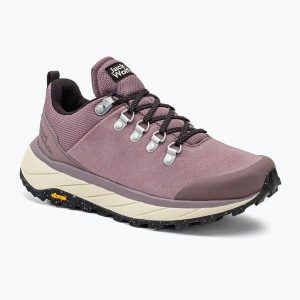 Buty turystyczne damskie Jack Wolfskin Terraventure Urban Low. Czerwone buty trekkingowe Jack Wolfskin, bez zapięcia. Za 299,99 zł.