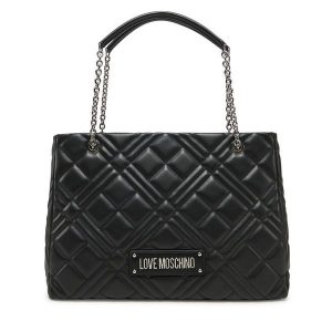 Torebka LOVE MOSCHINO. Czarne torebki klasyczne LOVE MOSCHINO, bez wzorów, bez dodatków. Za 499,99 zł.