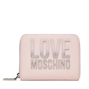Portfel LOVE MOSCHINO. Czerwone portfele LOVE MOSCHINO, bez wzorów. Za 379,99 zł.