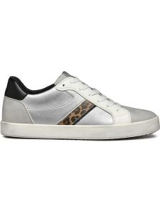Geox Sneakersy "Blomiee" w kolorze srebrnym rozmiar: 37. Szare trampki Geox, bez wzorów, bez zapięcia. Za 175,67 zł.