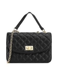 Badura Torebka TYL00493 Czarny. Czarne listonoszki Badura, bez wzorów, z materiału, bez dodatków. Za 199,99 zł.