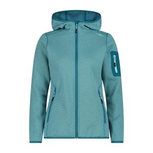 Bluza damska turystyczna CMP 3H19826. Niebieskie bluzy CMP, l, bez wzorów, bez kaptura. Za 297,50 zł.