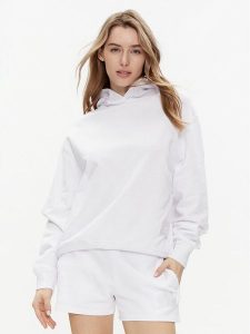 Replay Bluza W3704E.000.23650P Biały Regular Fit. Białe bluzy Replay, xs, bez wzorów, z bawełny, bez kaptura. Za 249,99 zł.