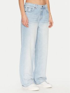 Karl Kani Jeansy 61000013 Niebieski Regular Fit. Niebieskie jeansy Karl Kani, bez wzorów, z bawełny. Za 199,99 zł.