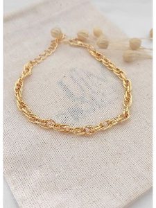 Atelier MIU Pozłacana bransoletka - dł. 16 cm rozmiar: onesize. Żółte bransoletki Atelier MIU, pozłacane. Za 30,99 zł.