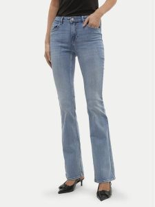 Vero Moda Jeansy Flash 10302479 Niebieski Flared Fit. Niebieskie jeansy Vero Moda, bez wzorów, z bawełny. Za 229,99 zł.