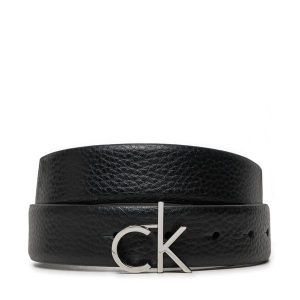 Pasek Damski Calvin Klein. Czarne paski Calvin Klein, bez wzorów. Za 159,99 zł.