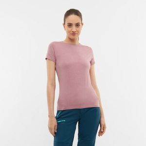 Koszulka turystyczna damska Viking Lenta Bamboo. Czerwone koszulki sportowe Viking, bez wzorów, bez ramiączek. Za 107,59 zł.