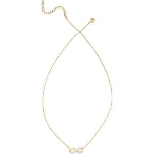 Łańcuszek z kryształami Swarovskiego® bonprix pozłacany. Łańcuszki marki bonprix. Za 54,99 zł.